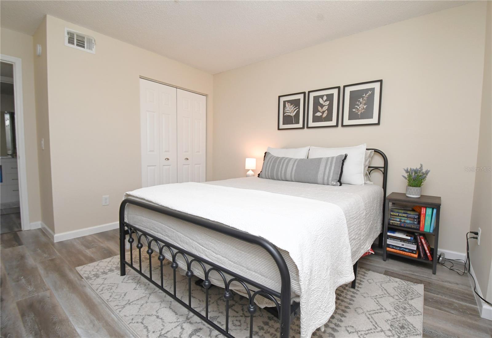 Bedroom #2 features luxury vinyl flooring.