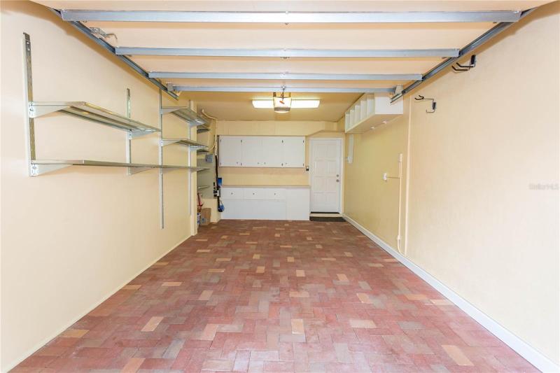 Garage with storage - *Old photo...pavers have been replaced!