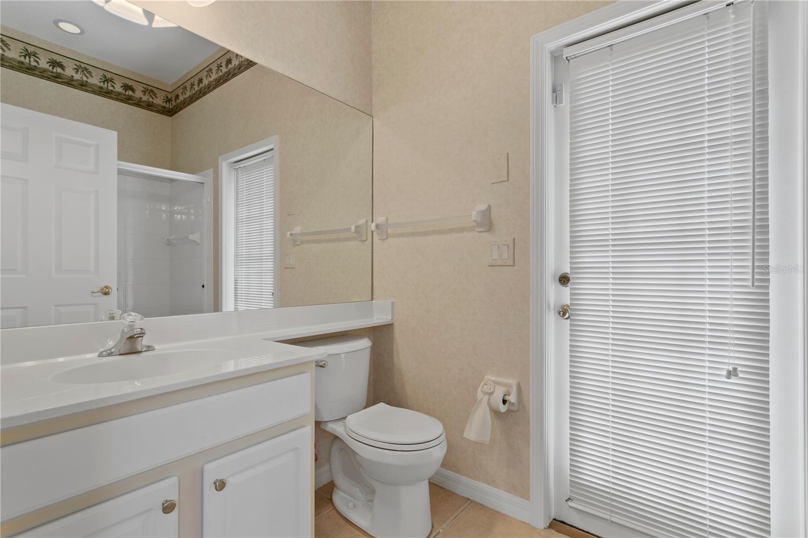 3rd Bathroom also serves as the pool bathroom