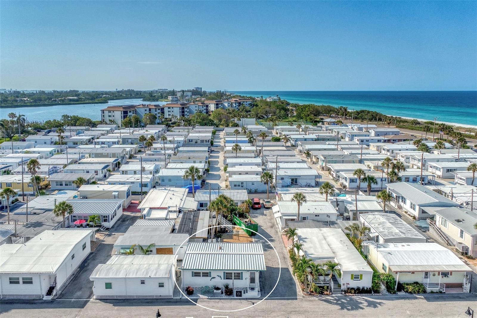Aerial view of the community