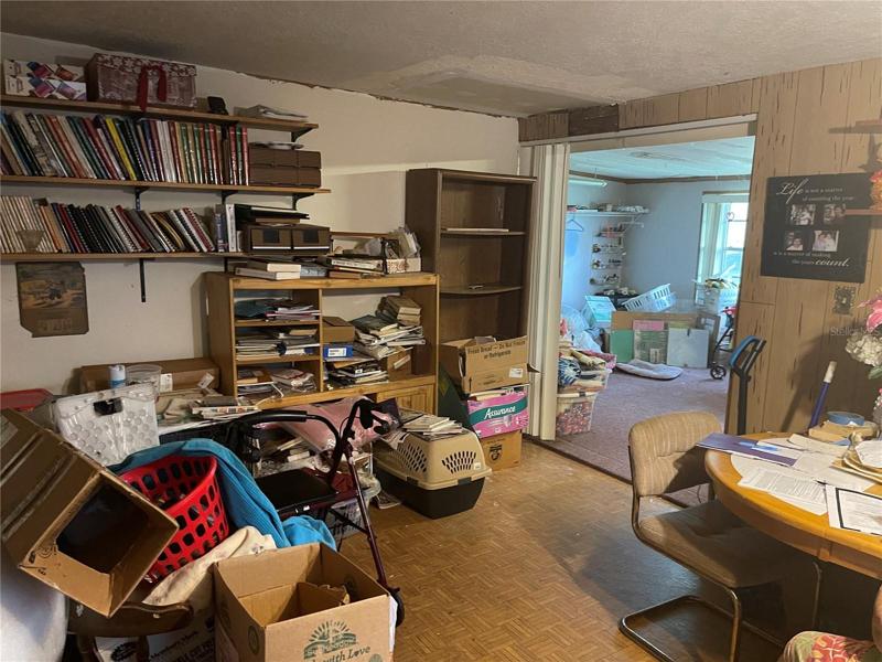 Addition used as dining room