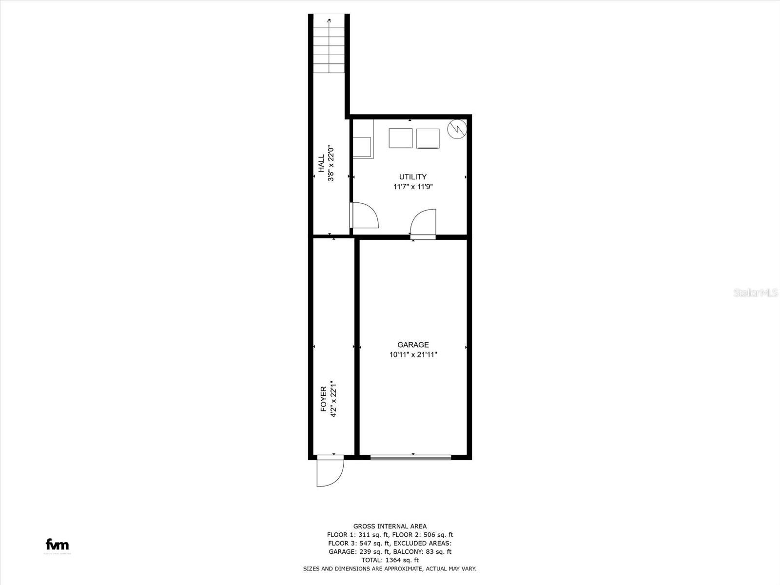 1st Floor/ Utility/ Garage