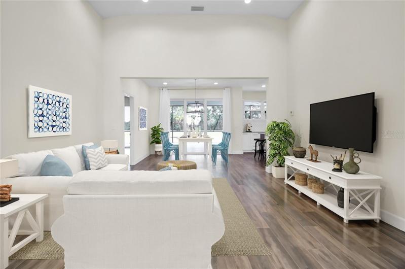 Virtually Staged Living Area
