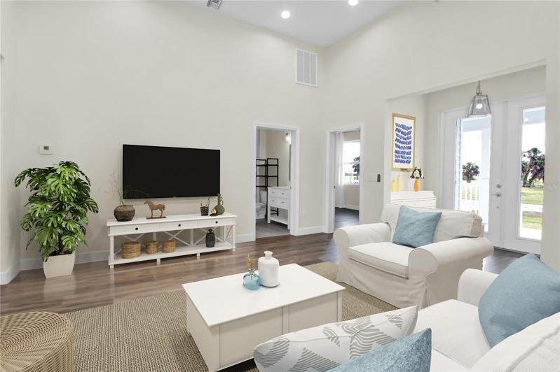 Virtually Staged Living Area