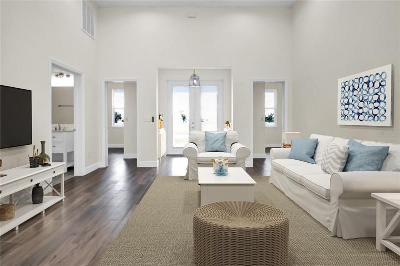 Virtually Staged Living Area