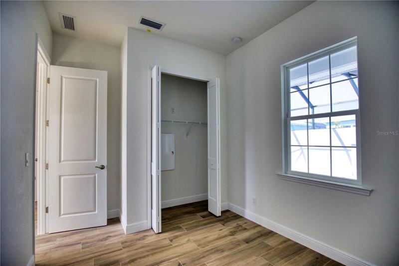 Guest room closet