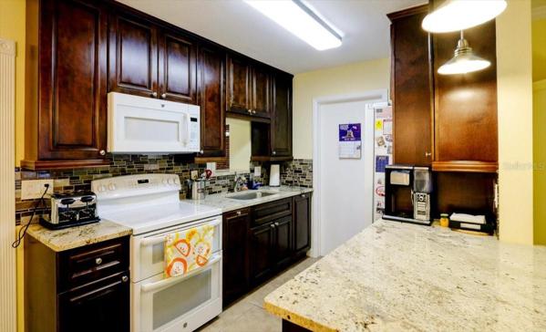 Enjoy meal prep in this updated kitchen