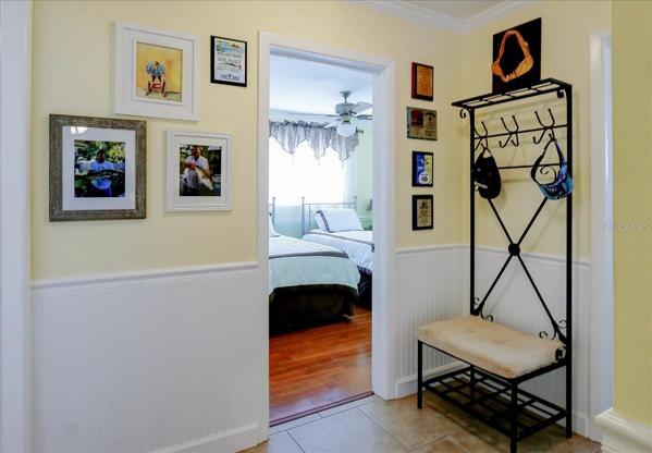Hallway to bedrooms and bath