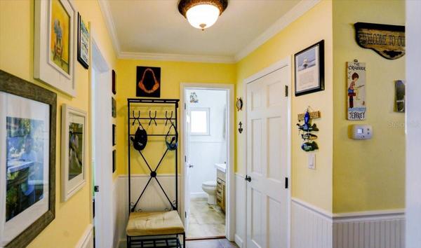 No dark hallways here! Plenty of light and storage!