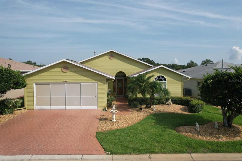 Front view of house.