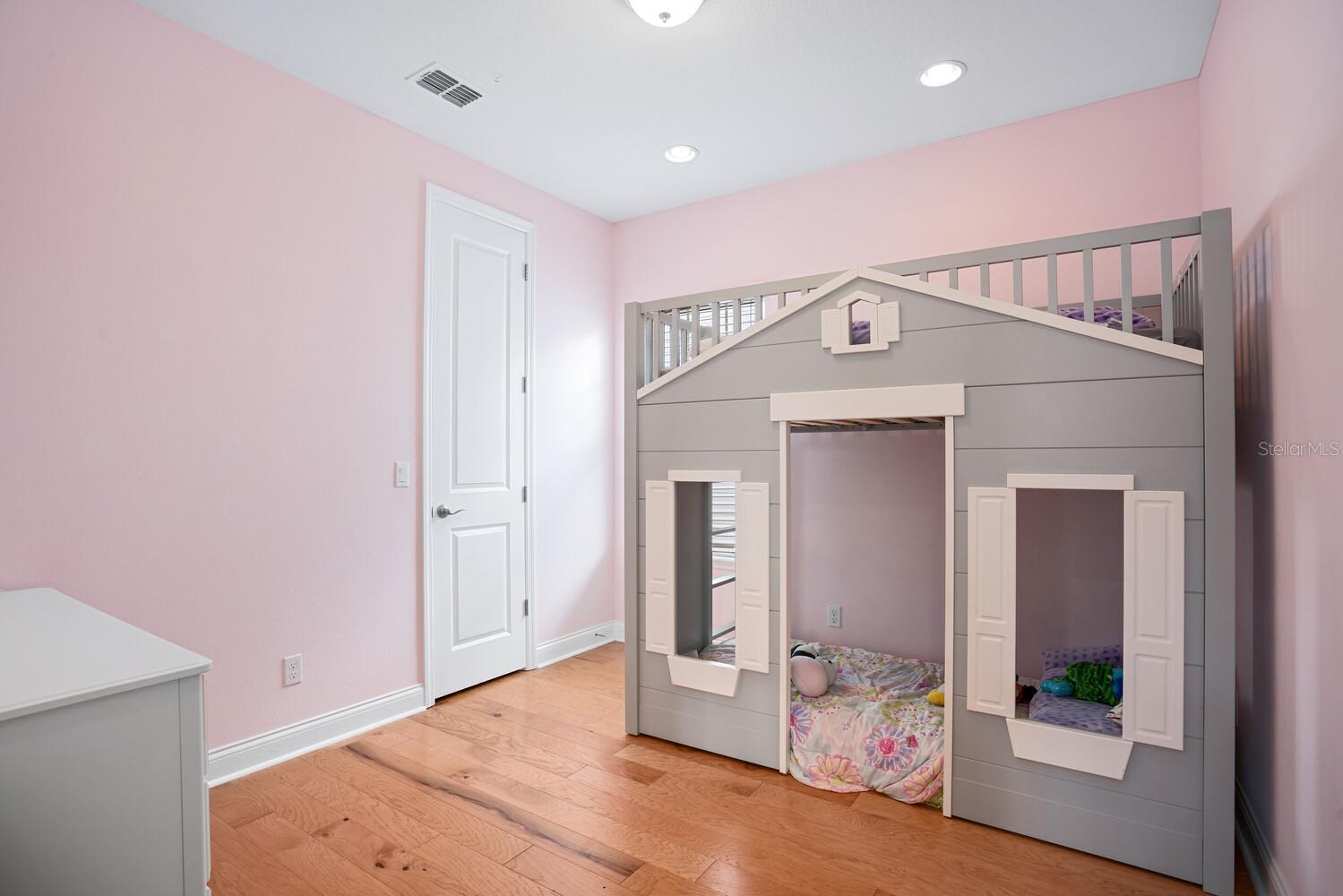 Old photo of upstairs bedroom