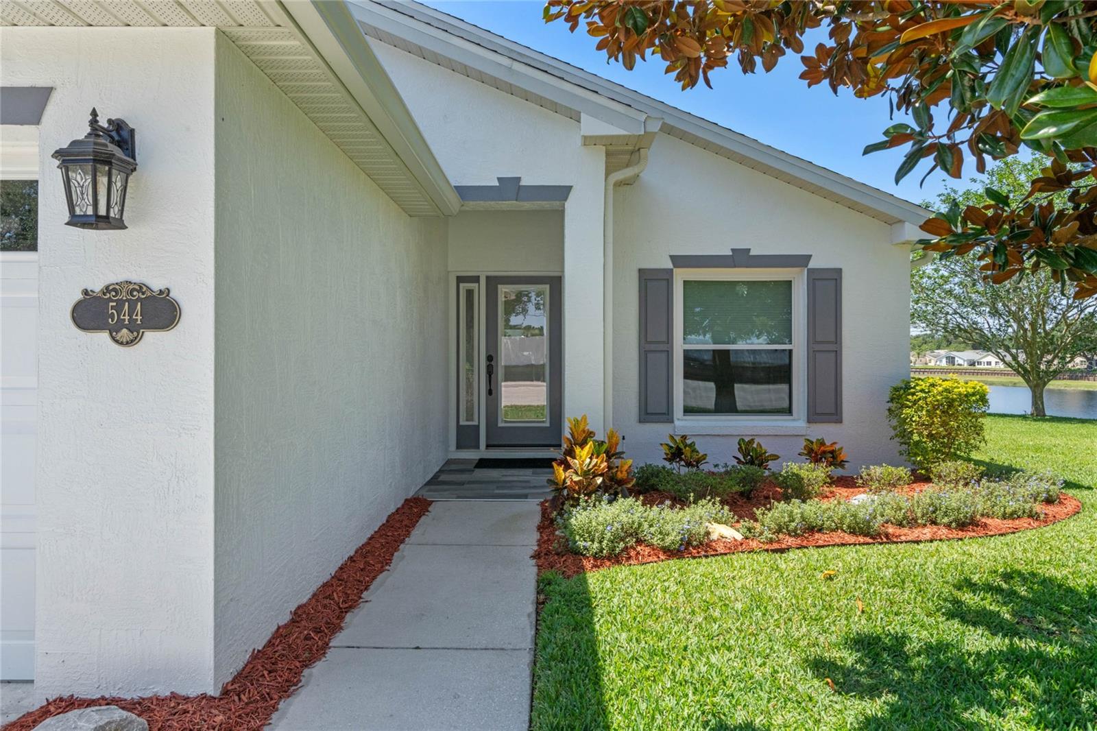 Lovely Covered Front Entrance