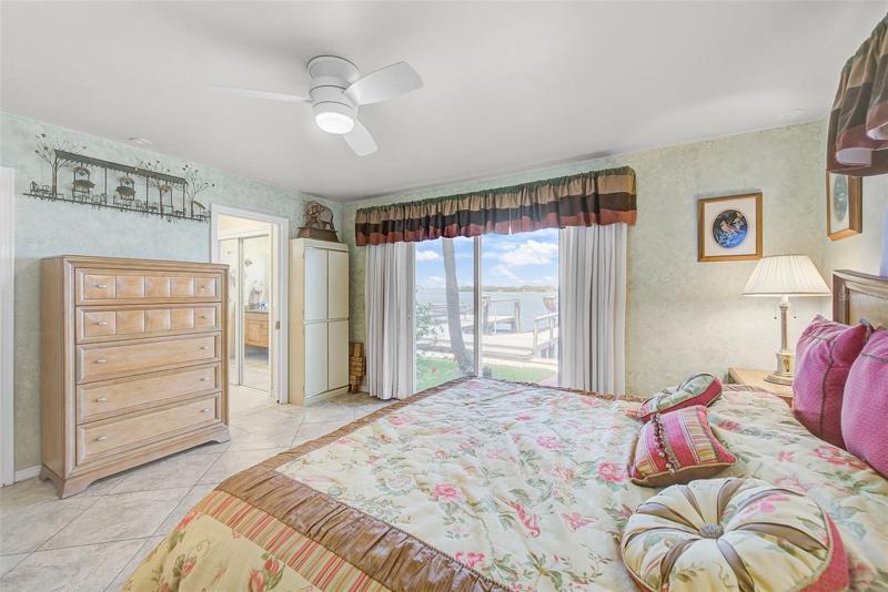 Master Bedroom has private bath and a walk in closet to the right plus and extra mirrored closet in the master bath.