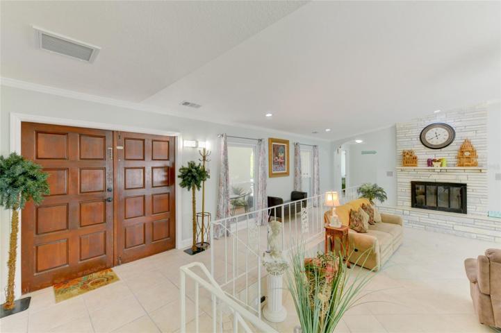 Double door entrance