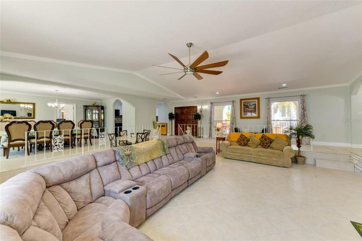 View of the dining area from the living room
