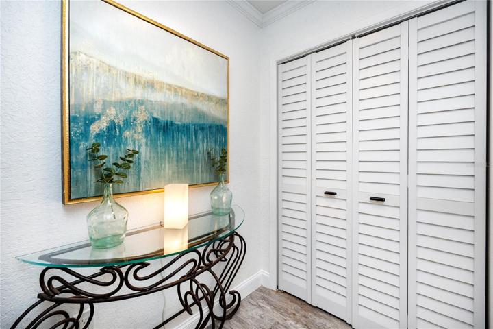Entryway with closet