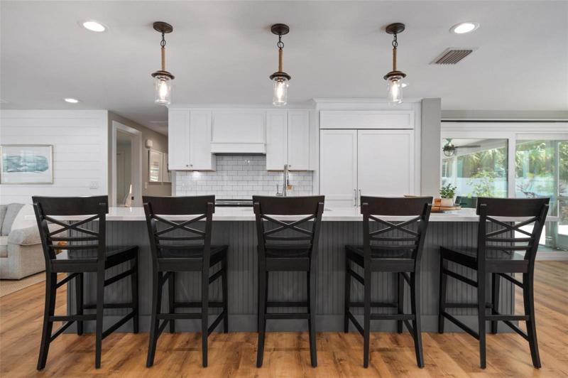 Large kitchen island