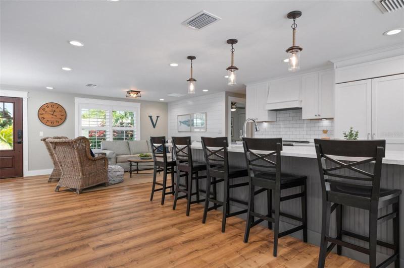 Large kitchen island