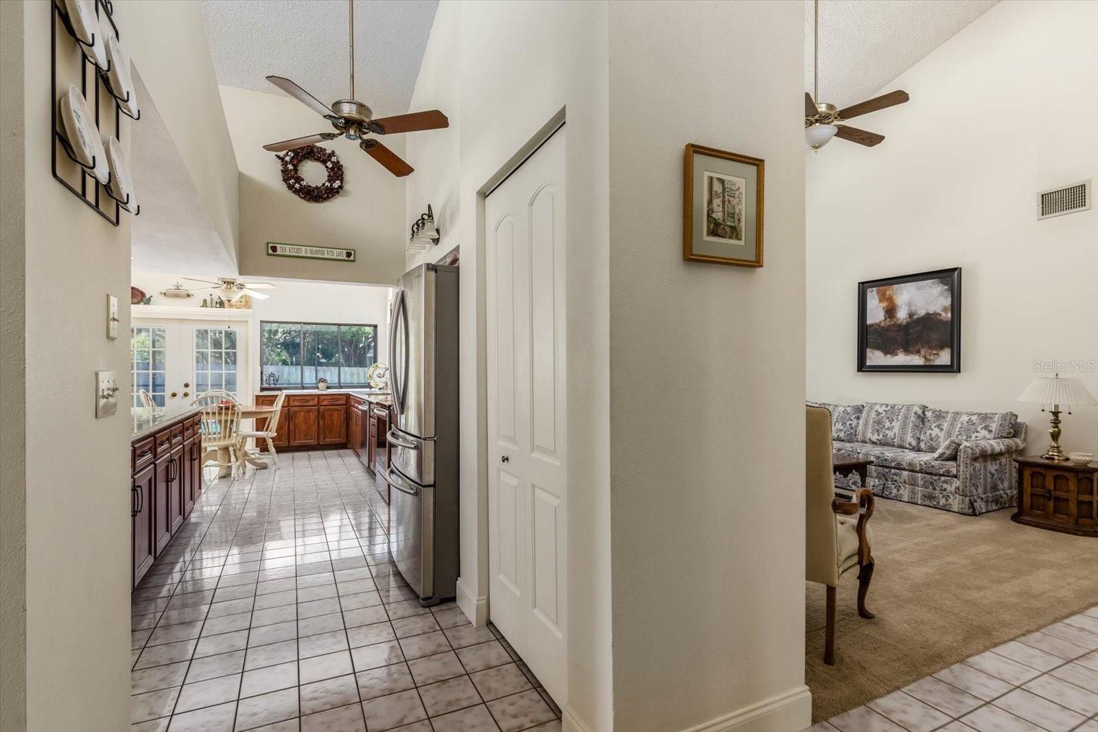 First view from entrance to Kitchen