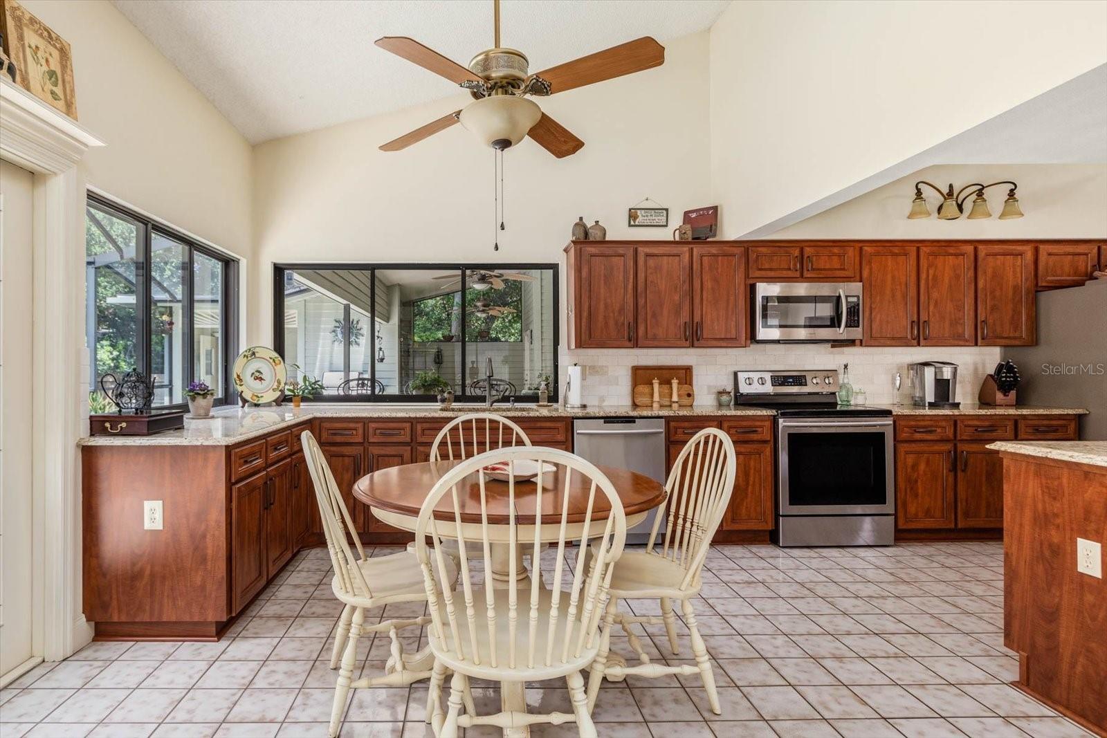 Breakfast Nook view to Kitchen