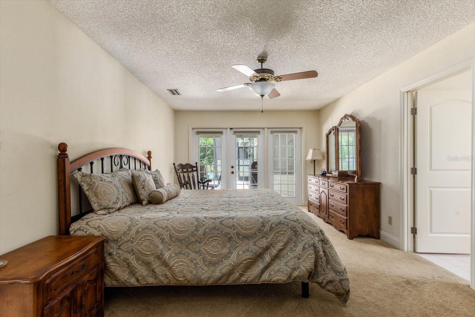 Primary Bedroom with access and view to Lanai.