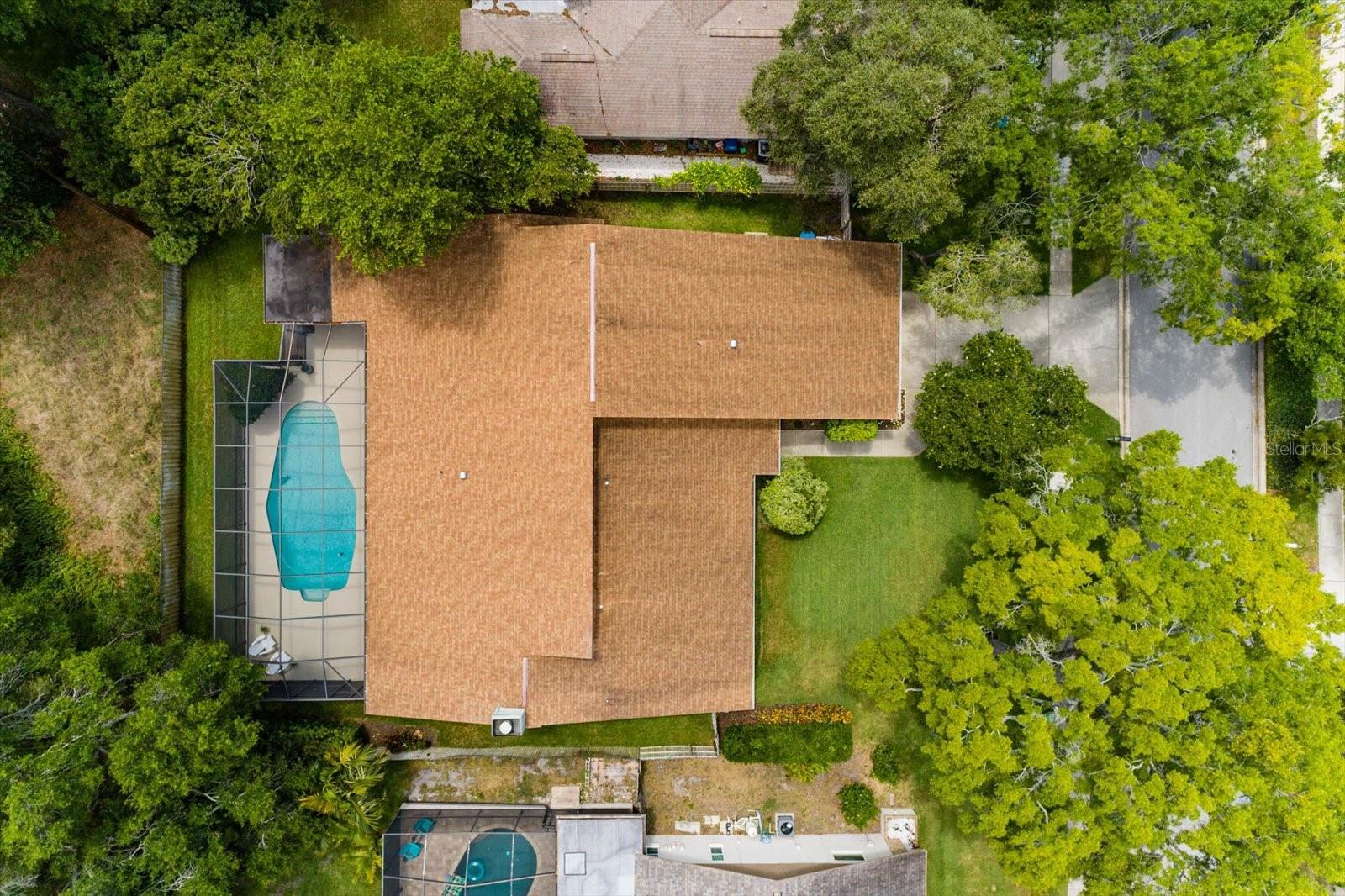 Aerial view - home