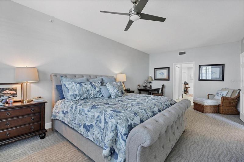 Master Bedroom with 2 Large Closets!