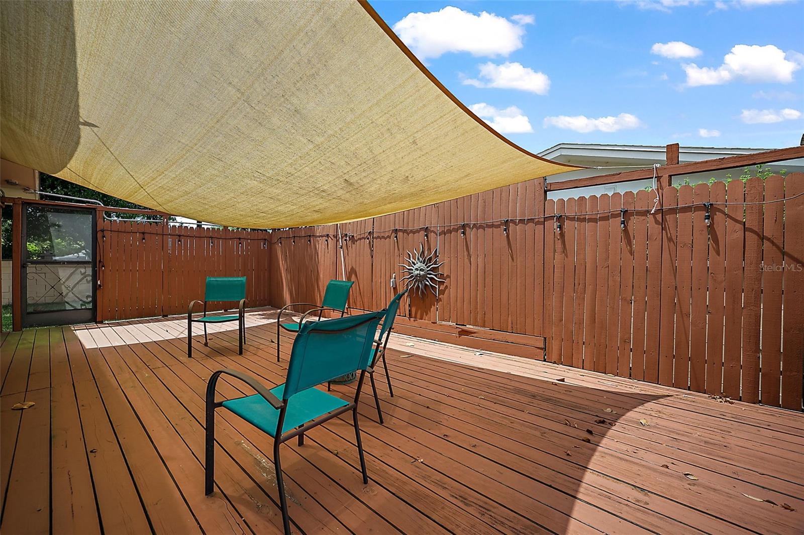 Rear deck