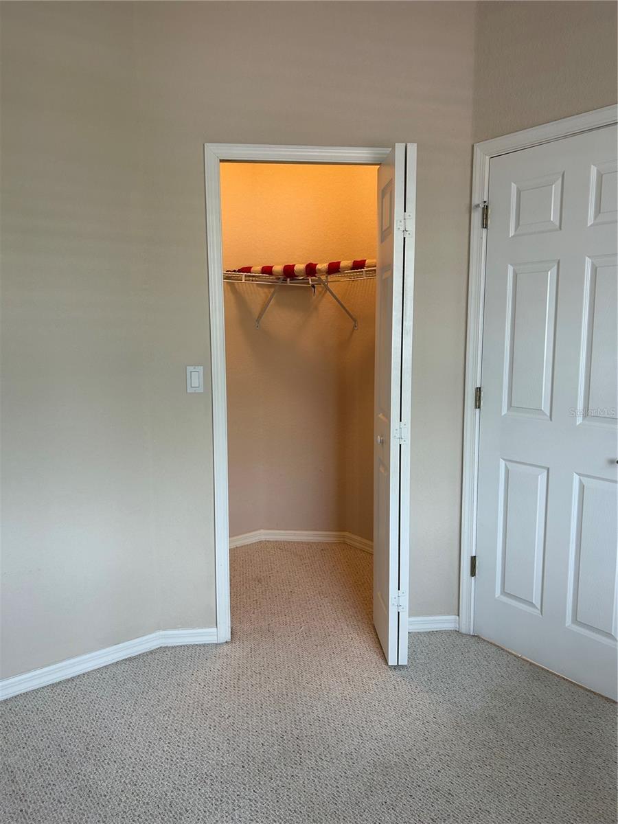 Bedroom #3 Closet