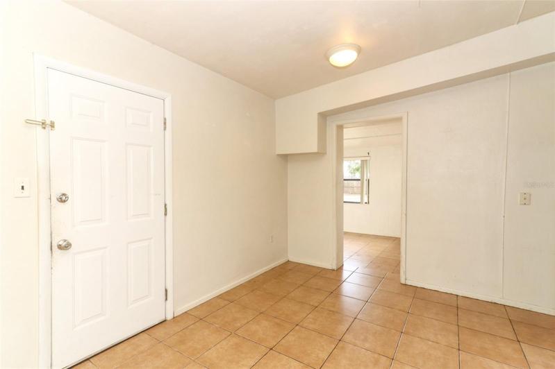 Dining Area & Door to Carport