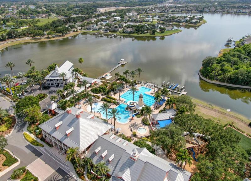 MiraBay Community Center aerial view