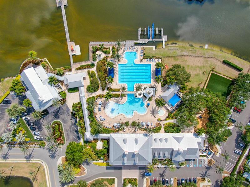 MiraBay Community Center aerial view