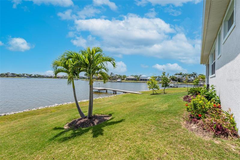 Backyard and dock