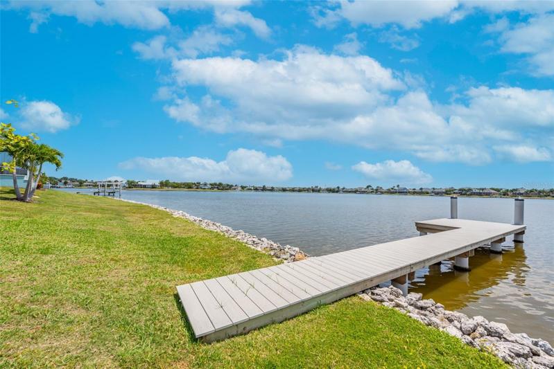 Composite dock for long life.