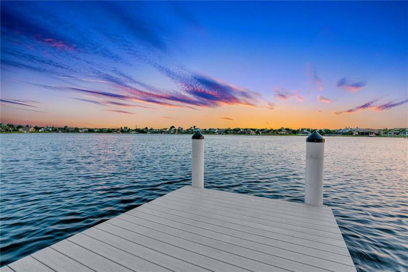 Back view of the property from the dock