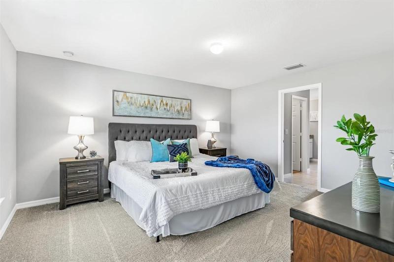 Primary Suite *DISCLAIMER: Renderings, Photos, Virtual Tours are of like model and are used for display purpose only, actual property may vary.