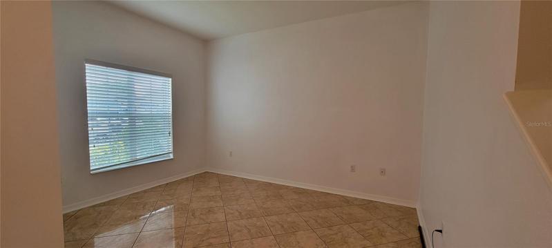 Family Room, Dining room and kitchen