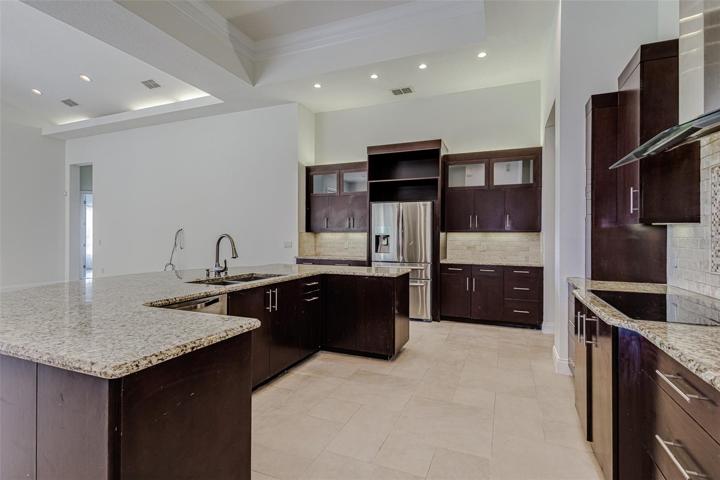 Kitchen as of 9/4/2023 updated interior paint & now vacant.