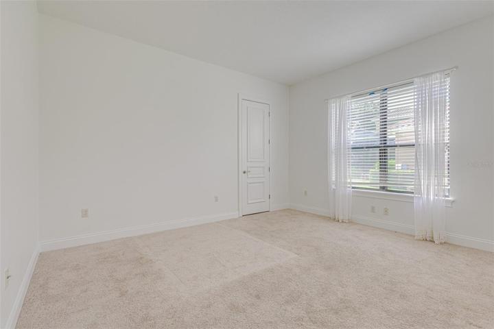 Bedroom 1 as of 9/4/2023 updated interior paint & now vacant.