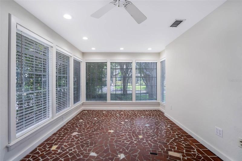 Beautiful Florida Room with plenty of natural lighting