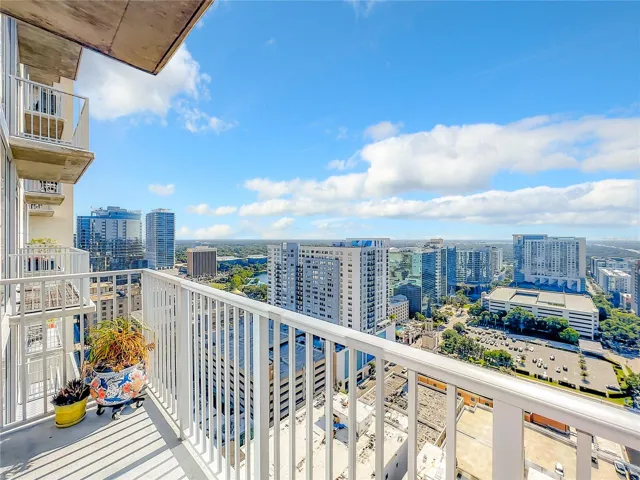 views from balcony