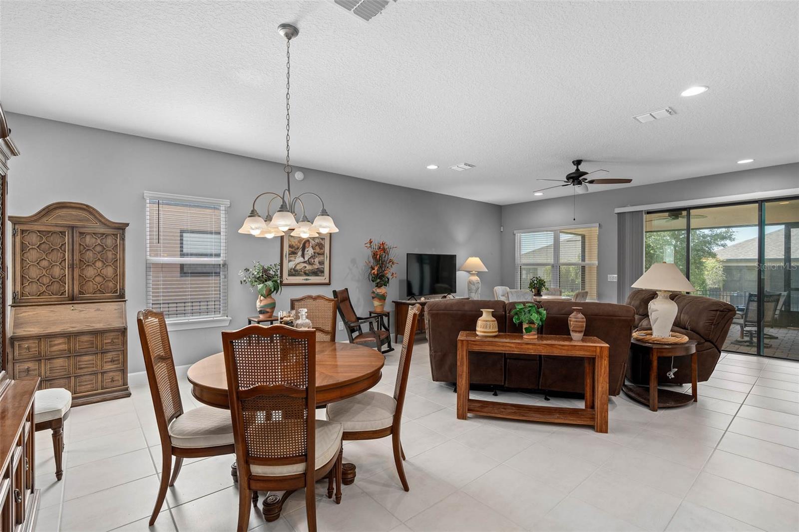 Dining Area and Family Room