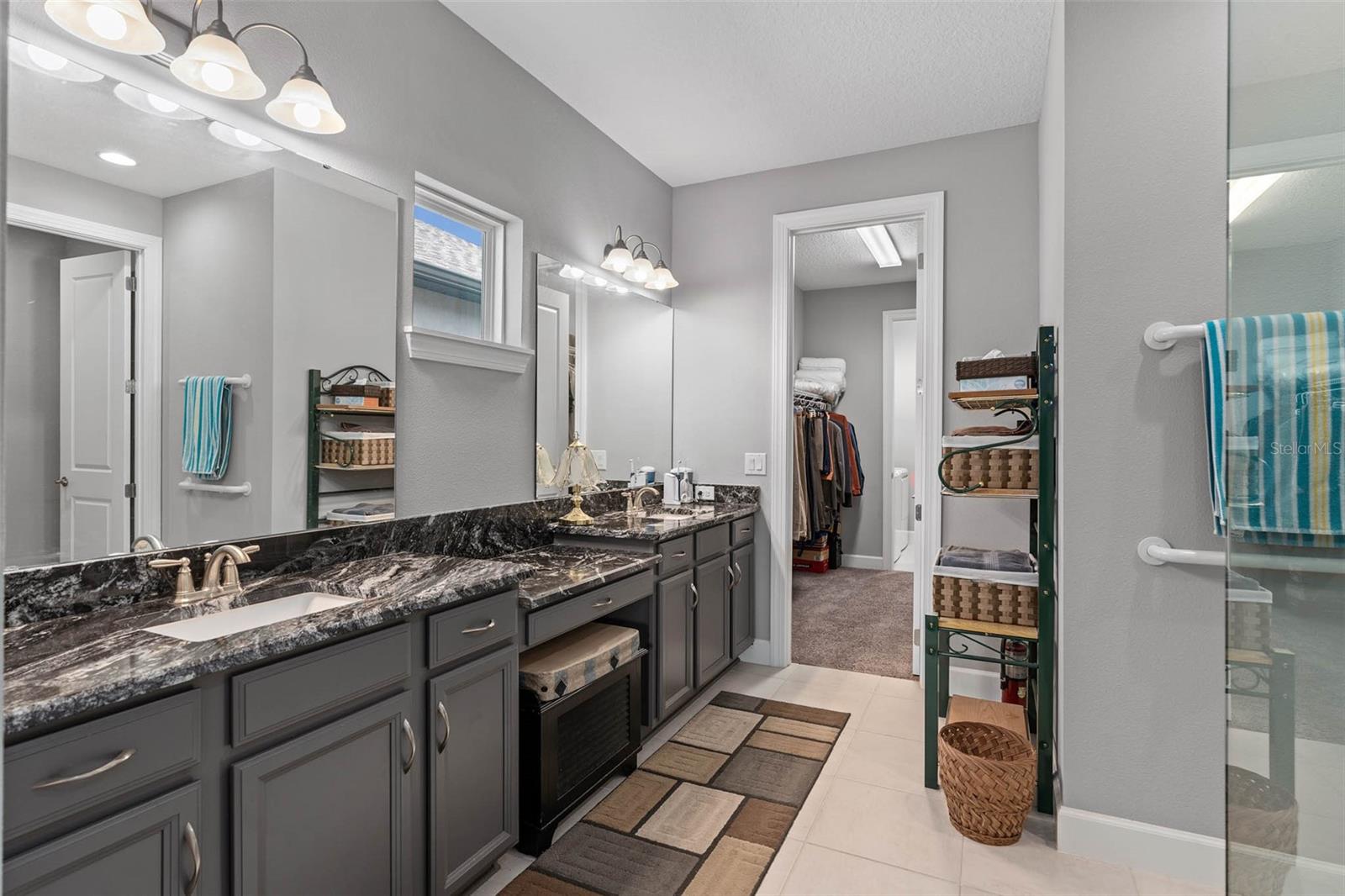 Owners En-Suite with Comfort Height Vanities and Double Sinks