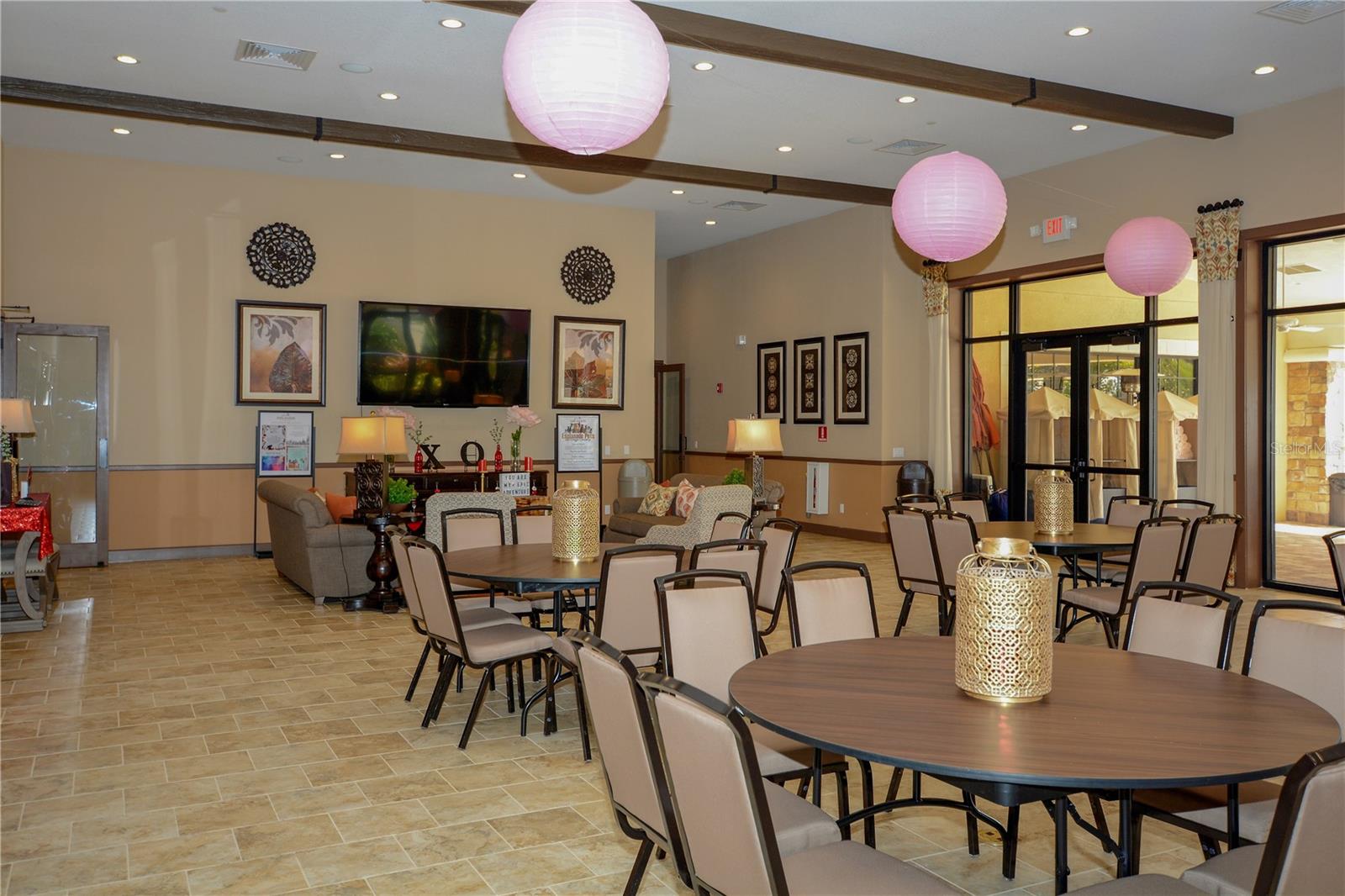 Interior of the Esplanade Clubhouse