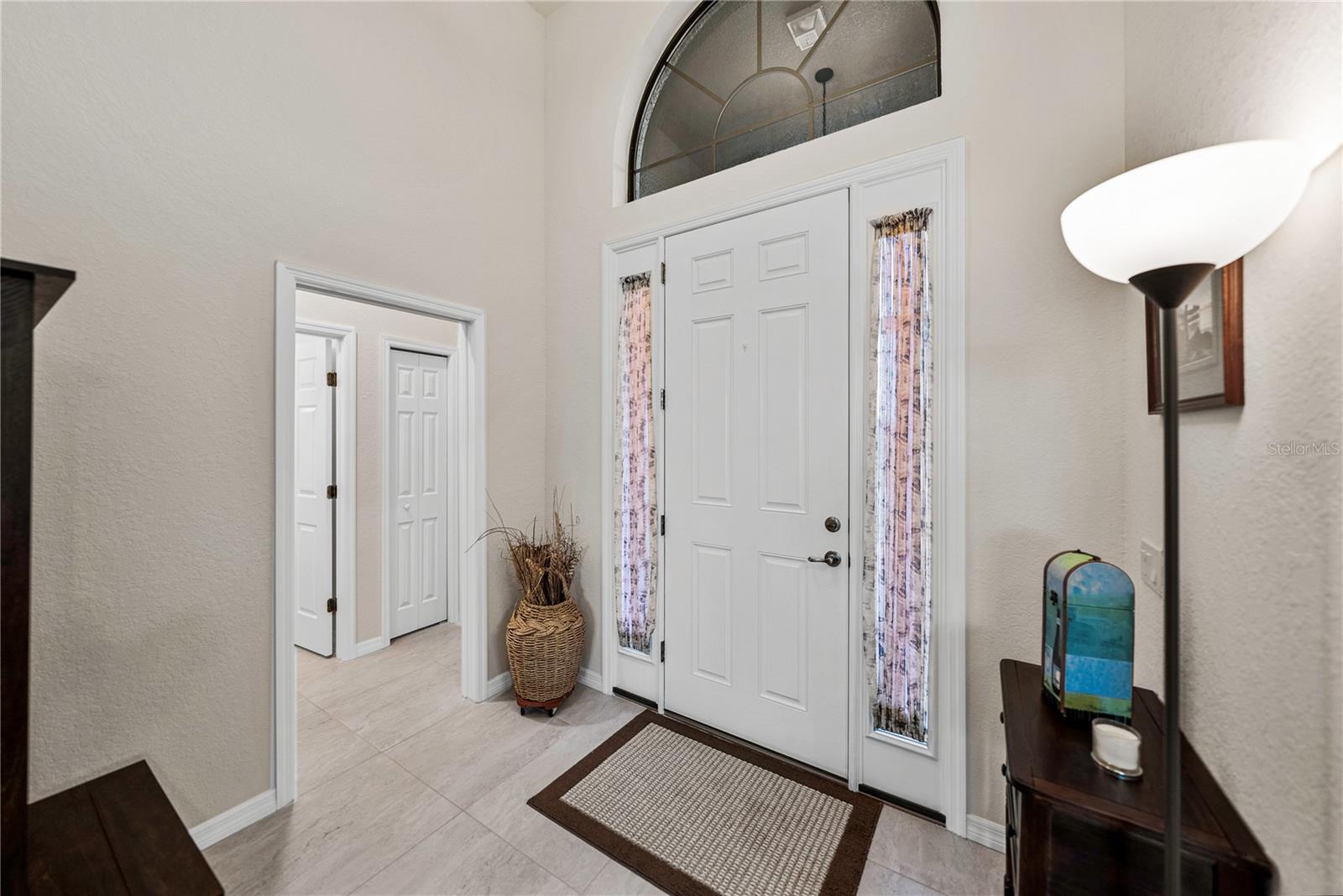 Interior front entry
