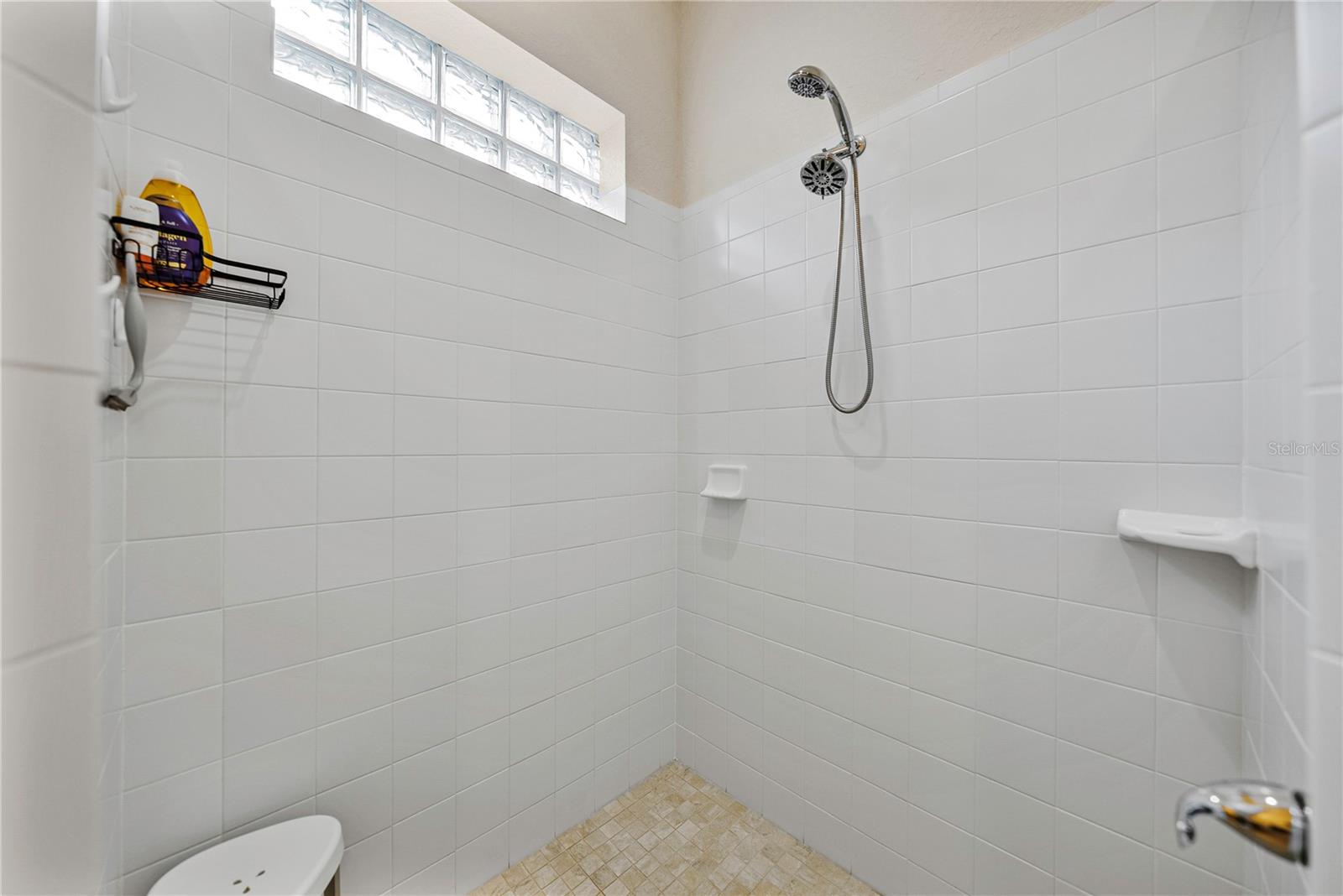 Master shower