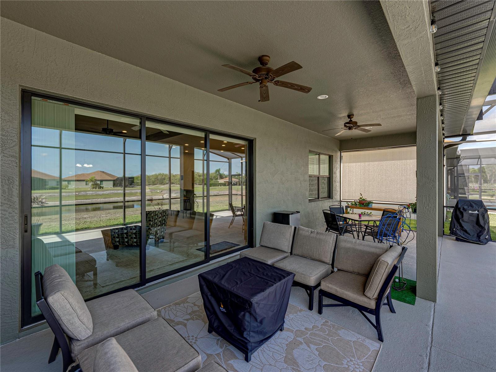 Bumped out and extended veranda