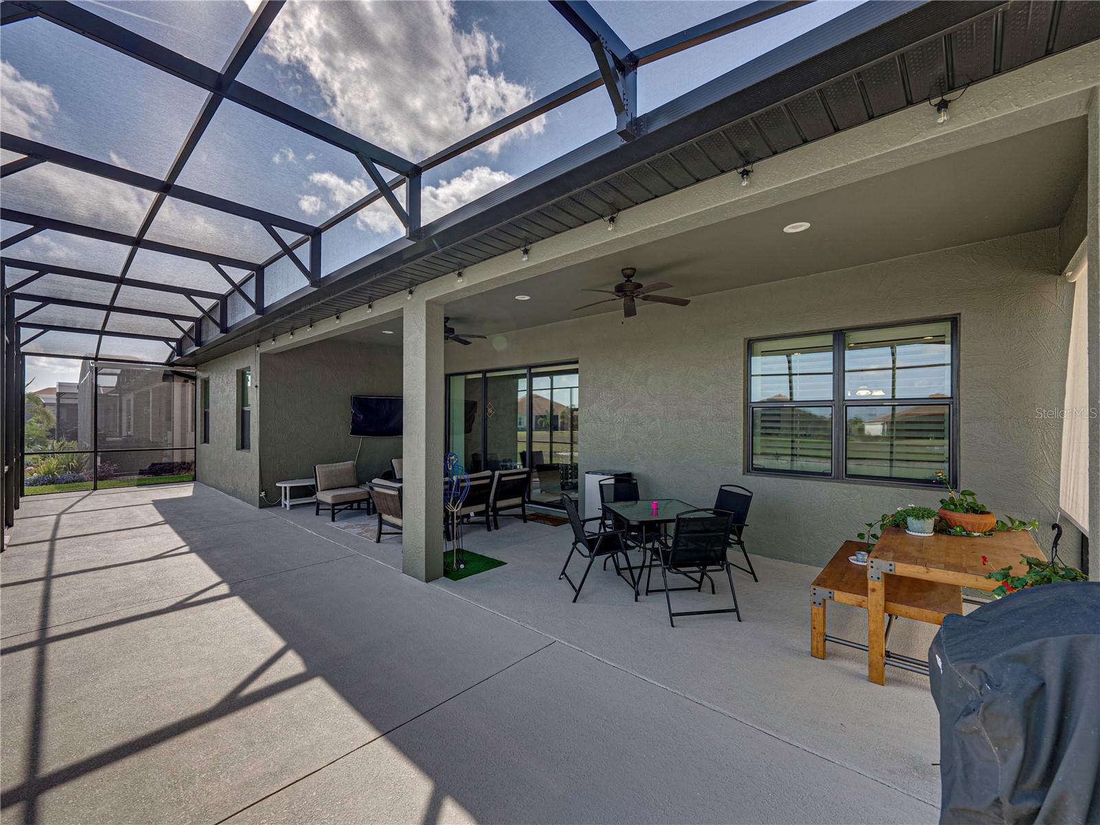Bumped out and extended veranda