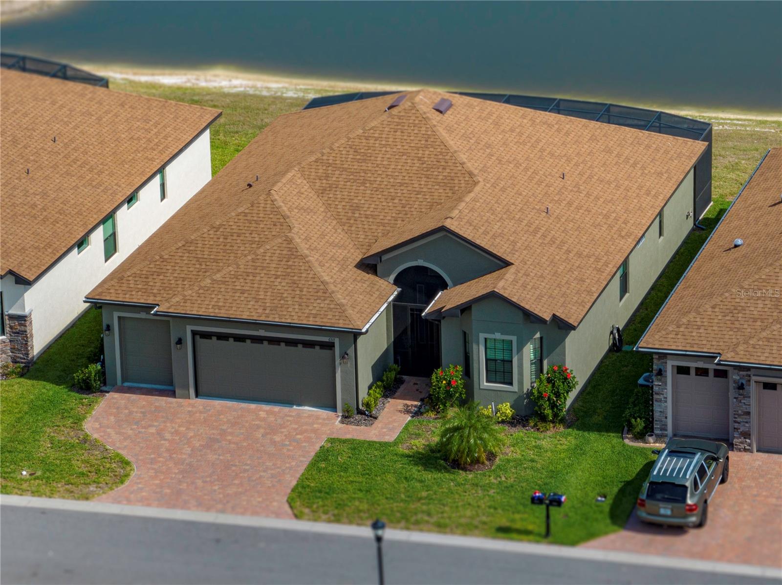 Property drone view
