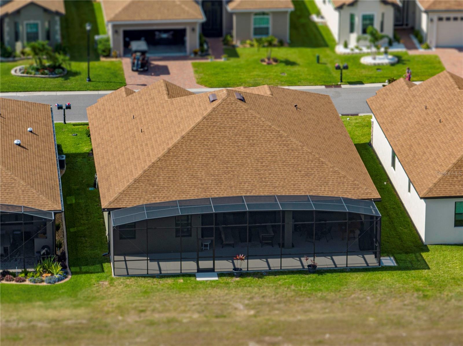 Property drone view